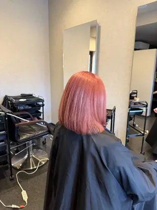 ミディアム 髪質改善⚡️カラー 🍀武久 誠🍀のヘアスタイル