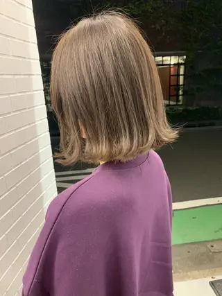 ミディアム yadori tomoyoのヘアスタイル