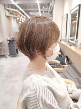 ショート 【似合わせ・レイヤー ・パーマ】海気のヘアスタイル