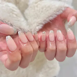 ネイル 🎀チーク/ちゅるん 🫧chisa🎀のネイルデザイン