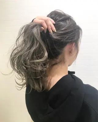 ロング カラー ヘアアレンジ 縮毛矯正 髪質改善寺坂雄飛💐のヘアスタイル