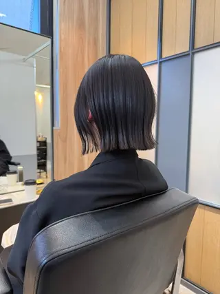 ショート カラー 神戸ボブ✂️ ioe三宮/田 伸佳のヘアスタイル