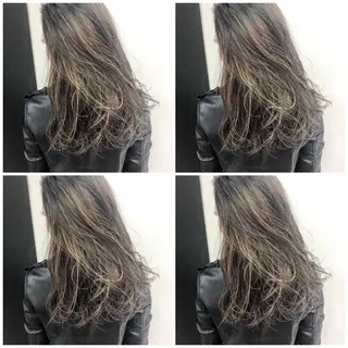 ロング カラー パーマ ヘアアレンジ メンズ キッズ ネイル マツエク・マツパ レイヤー/顔周り 韓国ヘア森田和貴のヘアスタイル