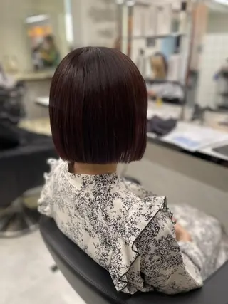 カラー 🫧韓国/似合わせ ボブRION🫧のヘアスタイル