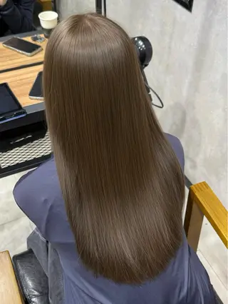 ロング カラー 韓国ヘア りんのヘアスタイル