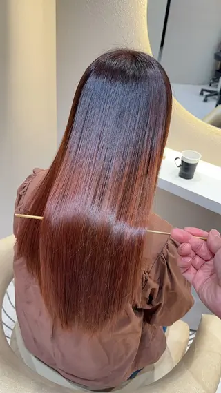 セミロング レイヤー❣️縮毛矯 川村利幸のヘアスタイル