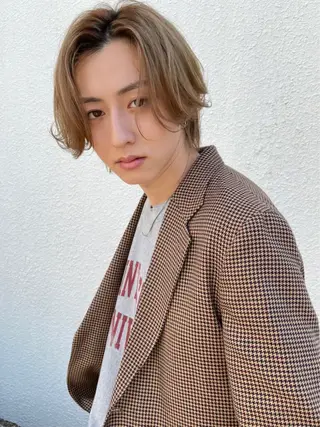 メンズ シャドウパーマ/ 波巻きパーマ/三鷹のヘアスタイル