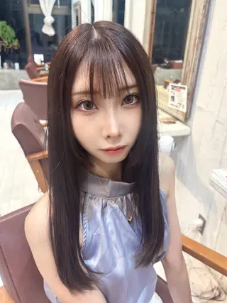 ロング カラー 髪質改善／ブリーチ 宮武　湧斗のヘアスタイル
