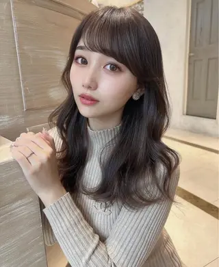 ヘアアレンジ ブリーチなし透明感 カラー/松沢州途のヘアスタイル