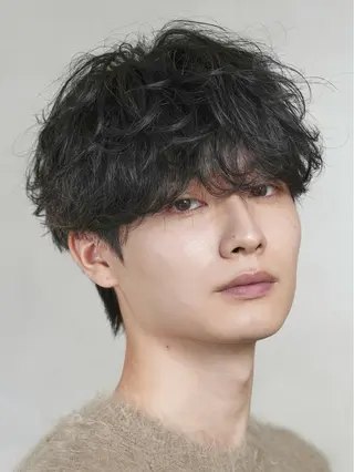 パーマ 原宿波巻きスパイラル パーマTOSHIのヘアスタイル