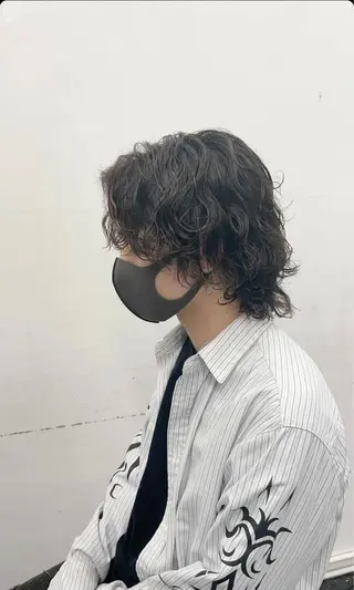ロング カラー パーマ ヘアアレンジ メンズ キッズ ネイル マツエク・マツパ アイブロウ ブリーチ　ハイトーン 特化🌈フジタハルキのヘアスタイル