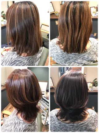 ミディアム Ray hair 春日部のヘアスタイル