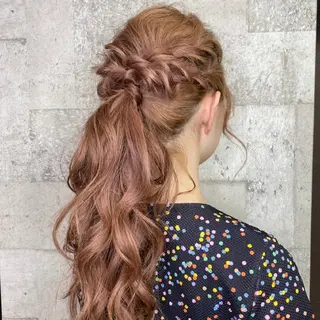 ヘアアレンジ 田辺 侑未のヘアスタイル