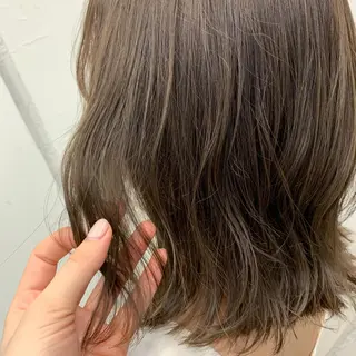 ミディアム カラー fuka モデル募集のヘアスタイル