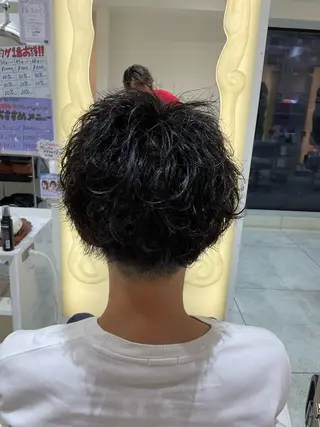 パーマ メンズ 稲村 直也のヘアスタイル