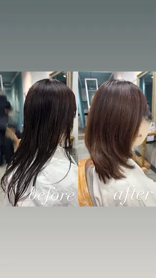 ミディアム 🏵️tico@ Risa🏵️のヘアスタイル