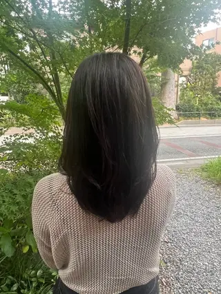 セミロング 空 龍之介　　カラー 特化/レイヤーカットのヘアスタイル