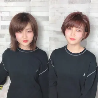 ショート カラー パーマ ヘアアレンジ ショートの神✨AFL OAT 井上康平のヘアスタイル