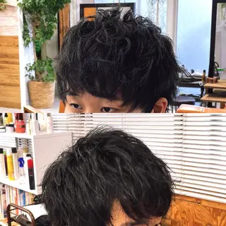 ショート メンズ かんばら りょーいのヘアスタイル