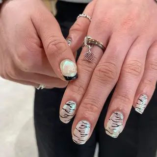 ネイル 平野葵🎀 hair/nailのネイルデザイン