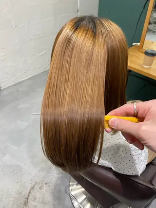 セミロング 梅田中崎町髪質改善 /オキヒロト/エコルのヘアスタイル