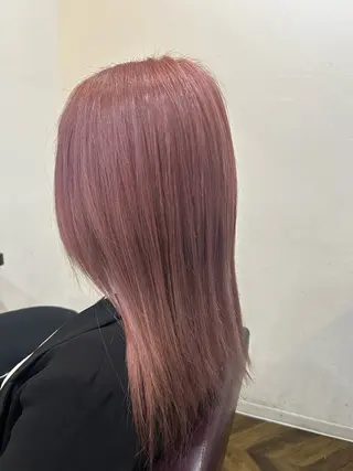 セミロング カラー 上田 愛來のヘアスタイル