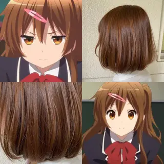 ミディアム カラー パーマ ヘアアレンジ 年間1500人担当 代表 南一路のヘアスタイル
