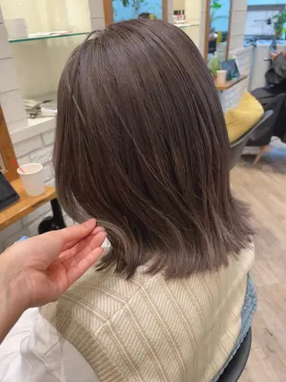 ミディアム ✨透明感ケアカラー✨ 長野ゆきなのヘアスタイル