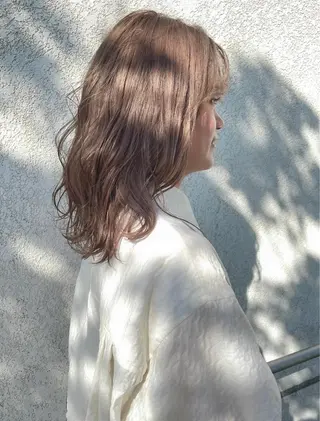 ミディアム カラー ヘアアレンジ 石山涼太 【monolith】のヘアスタイル