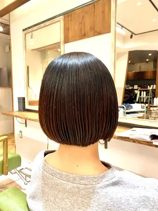 ショート カラー rinrin 天文館のヘアスタイル