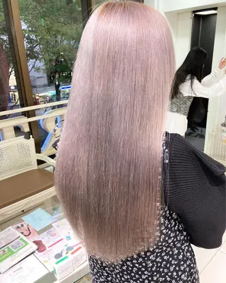 ロング カラー 🇰🇷韓国風艶髪✨ 髪質改善 倉岡しおんのヘアスタイル