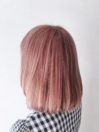 ミディアム カラー ヘアアレンジ 年間1500人担当 代表 南一路のヘアスタイル