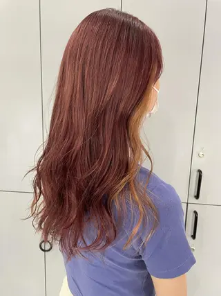 ロング カラー 狩野 羅夢のヘアスタイル