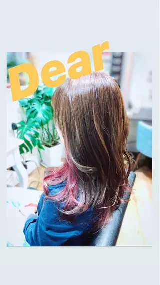 ミディアム カラー angelica布施 窪田隆平のヘアスタイル