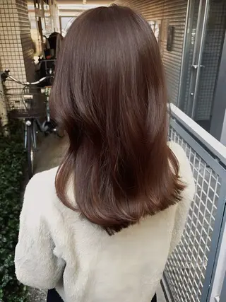 ミディアム カラー Large 都筑雅人のヘアスタイル