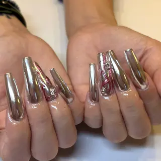 ネイル ️🩵Merci Miyu 南堀江️のネイルデザイン