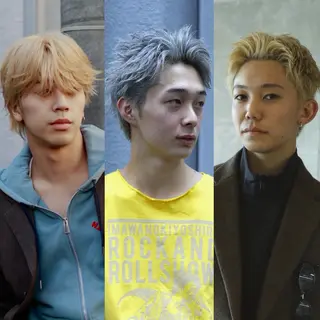 カラー メンズ あずまりんの/メンズ /ブリーチ特化のヘアスタイル