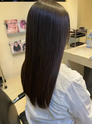 ロング ハイライト特化小澤 奈津美のヘアスタイル
