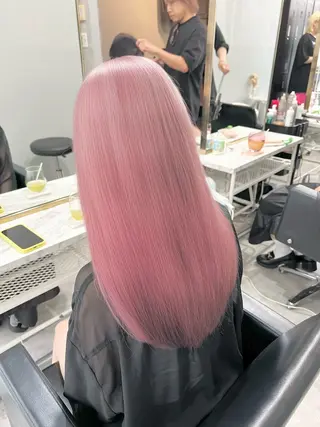 ミディアム カラー 🫧艶ダブルカラー ブリーチ🫧トモヤのヘアスタイル