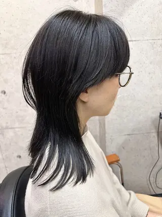 セミロング ウルフ美容師🏆 MIZUKIのヘアスタイル