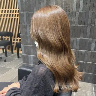 ロング カラー 𝑺𝒂𝒌𝒊 🩶マンツーマン施術のヘアスタイル