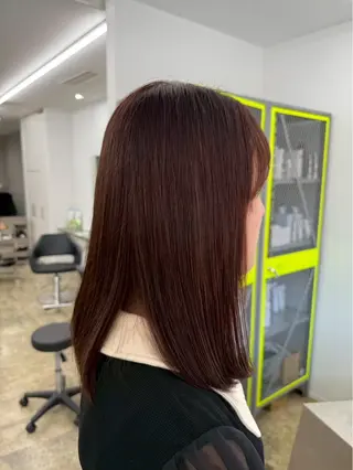 セミロング 小園 彩夏のヘアスタイル