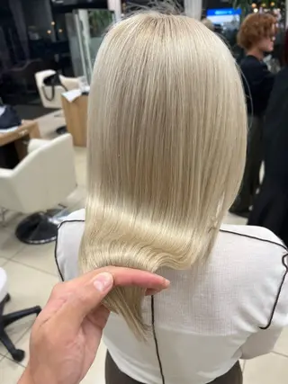 ロング 髪質改善・縮毛・ 艶髪カラー　Maruのヘアスタイル