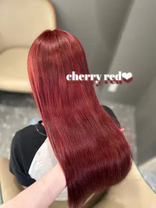 ロング カラー 🎀ちゃんりお🎀 /ブリーチなしカラーのヘアスタイル