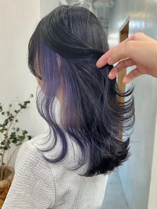 ミディアム カラー ブリーチダブルカラー 【koide】のヘアスタイル