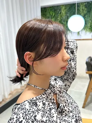 ミディアム レイヤー/顔まわり /亀戸錦糸町/なつきのヘアスタイル