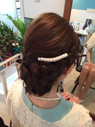 ショート ミディアム セミロング ロング ヘアアレンジ 早朝✨ヘアセット 着付け/清水玲歌のヘアスタイル