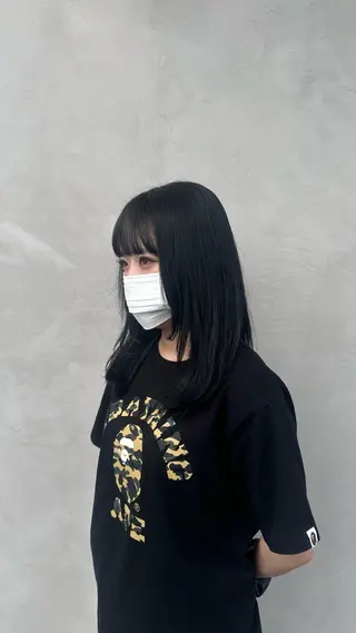 ロング 🩶 RIHOのヘアスタイル