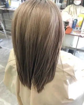 セミロング カラー ai 浅草橋のヘアスタイル