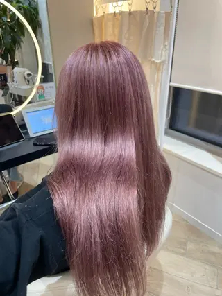 ロング カラー 艶髪/ハイトーン ️🫧rino🫧のヘアスタイル